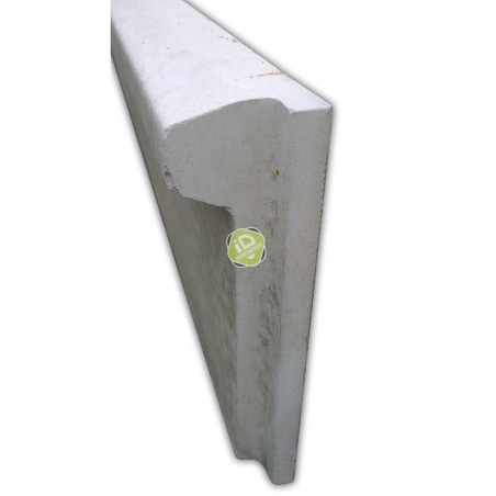 Plaque de soubassement en béton AXOR, AXIS ou AXYLE longueur 2,50m - Accessoires pour clôtures rigides - 2