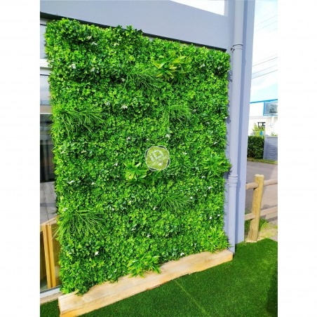 Mur végétal artificiel Liseron Blanc /5m² - Haies artificielles - 3
